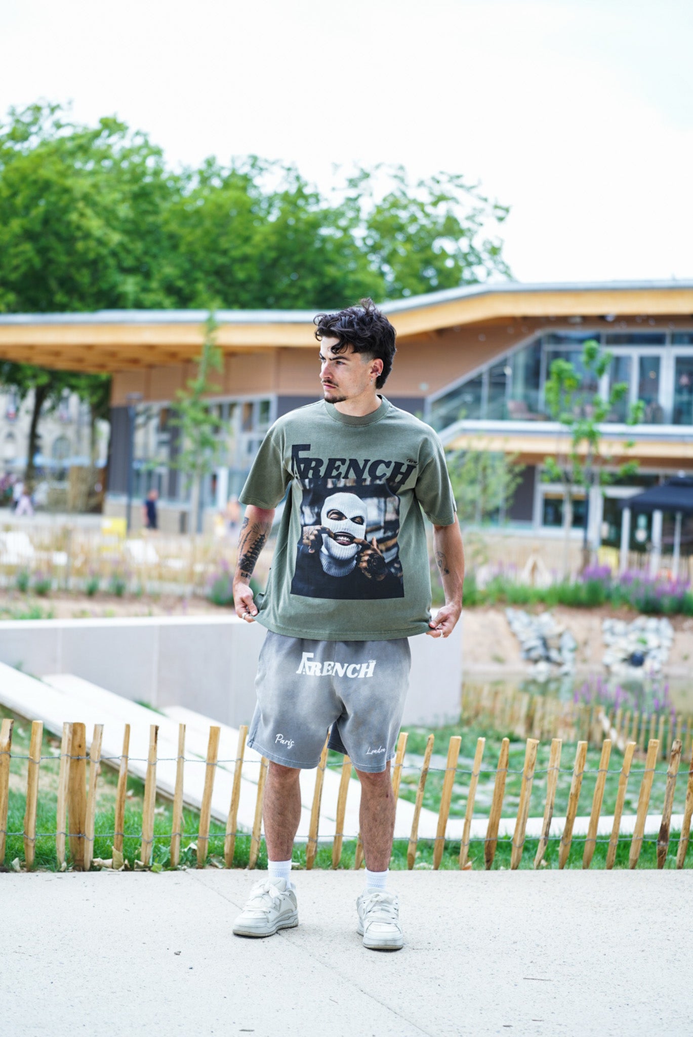"SSV" green t-shirt