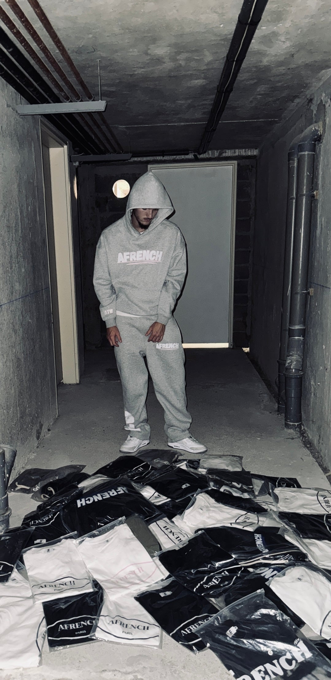 "ATW" Grey tracksuit